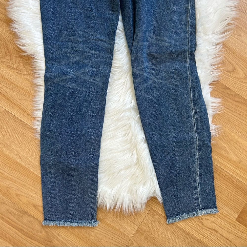 Tinsel Denim Jeans Deconstructed High Rise Size 7 - Picture 3 of 8
